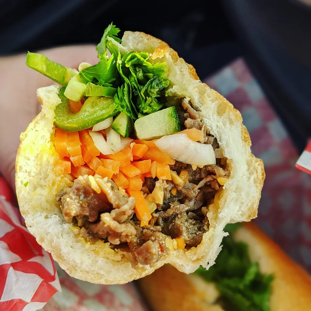 Vietnamese sub spread at Saigon Deli — banh mi in Forest Lawn Calgary
