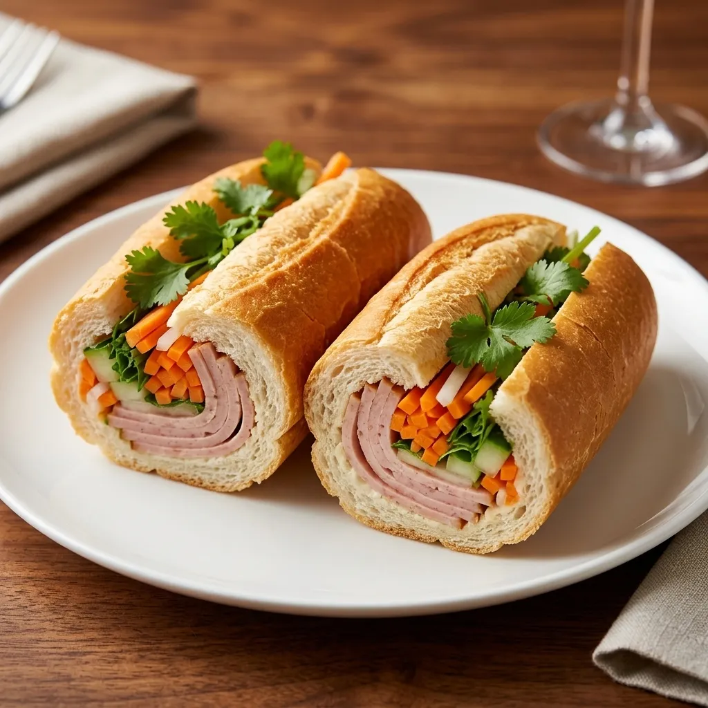 BBQ Pork Vietnamese sub at Saigon Deli – Vietnamese BBQ pork banh mi in Forest Lawn Calgary